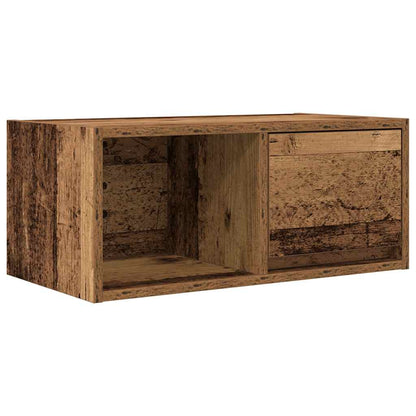 TV Cabinets 2 pcs Old Wood 60x31x25,5 cm Engineered Wood