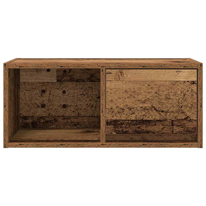 TV Cabinets 2 pcs Old Wood 60x31x25,5 cm Engineered Wood