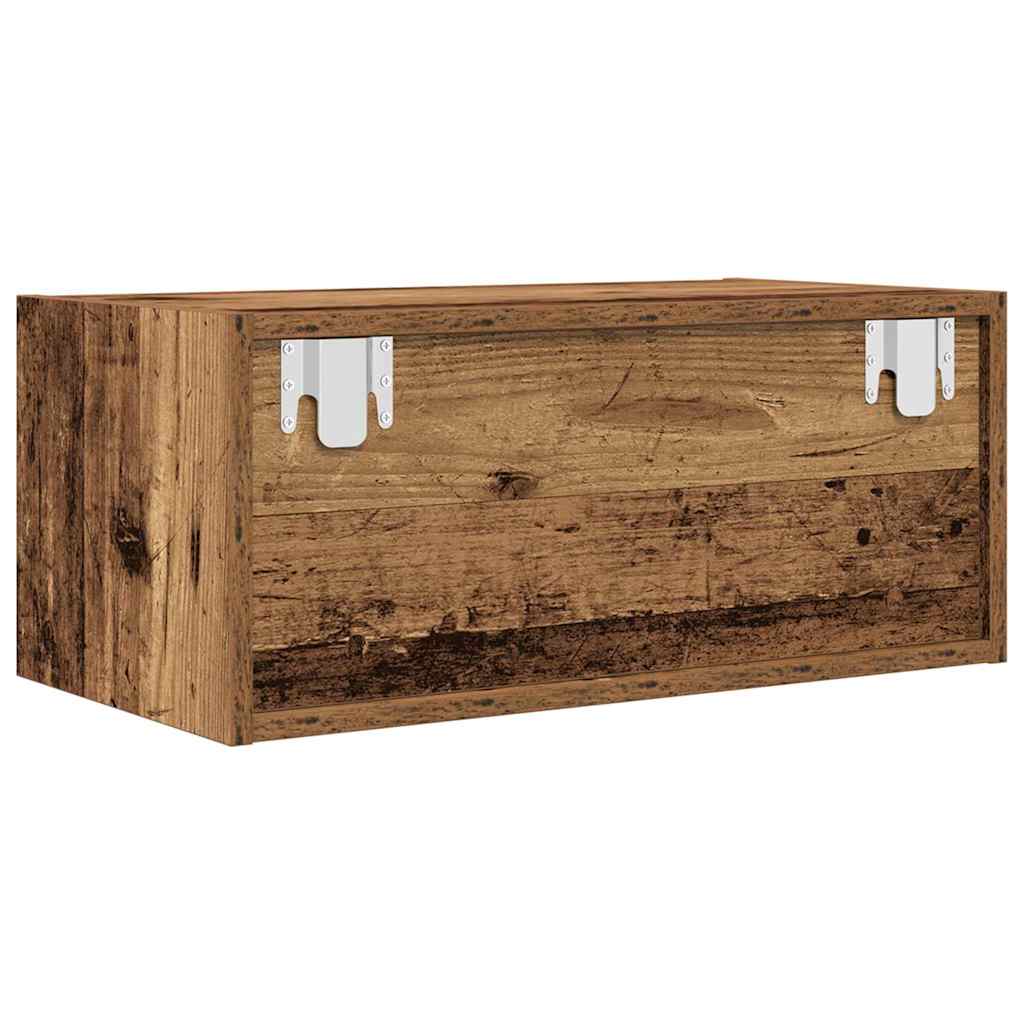TV Cabinets 2 pcs Old Wood 60x31x25,5 cm Engineered Wood