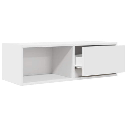 TV Cabinet White 80x31x25.5 cm Engineered Wood