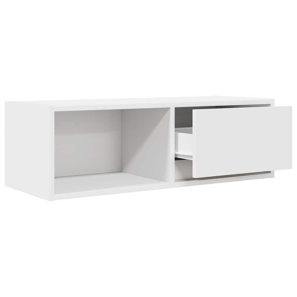 TV Cabinet White 80x31x25,5 cm Engineered Wood