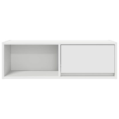TV Cabinet White 80x31x25.5 cm Engineered Wood