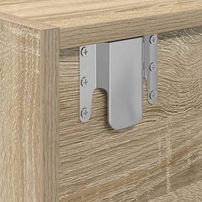 TV Cabinets 2 pcs Sonoma Oak 80x31x25,5 cm Engineered Wood