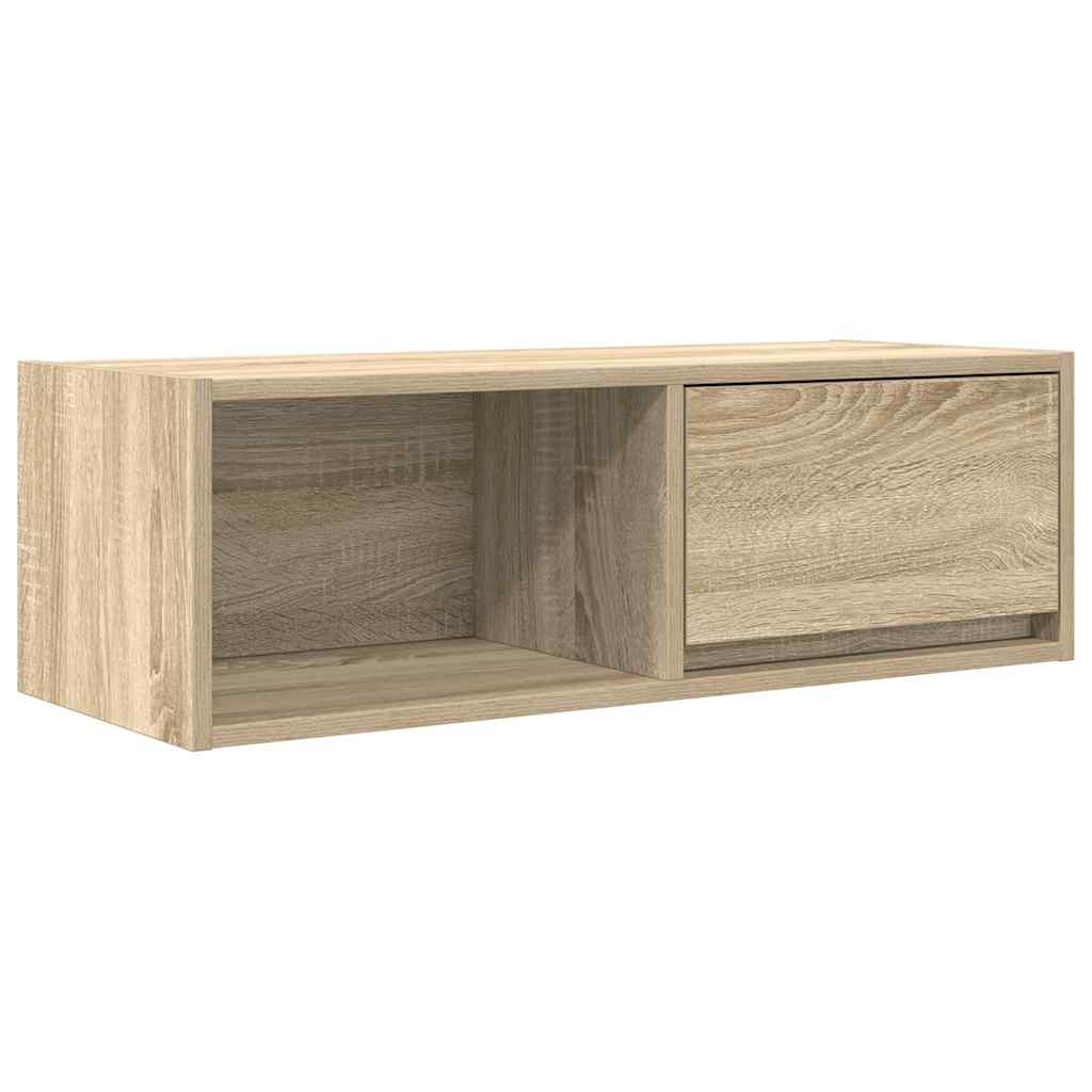 TV Cabinets 2 pcs Sonoma Oak 80x31x25,5 cm Engineered Wood