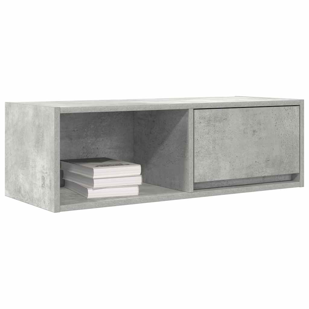 TV Cabinets 2 pcs Concrete Grey 80x31x25,5 cm Engineered Wood