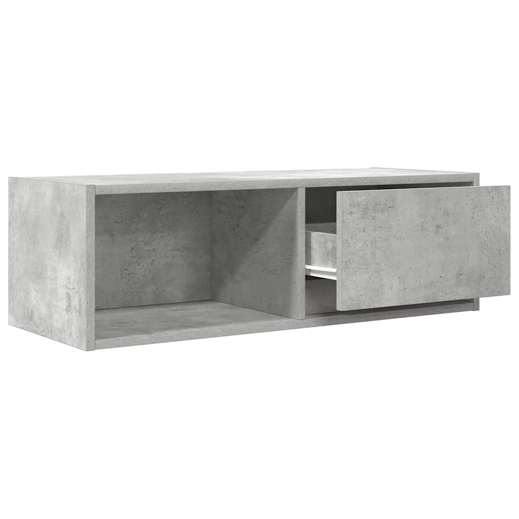 TV Cabinets 2 pcs Concrete Grey 80x31x25.5 cm Engineered Wood