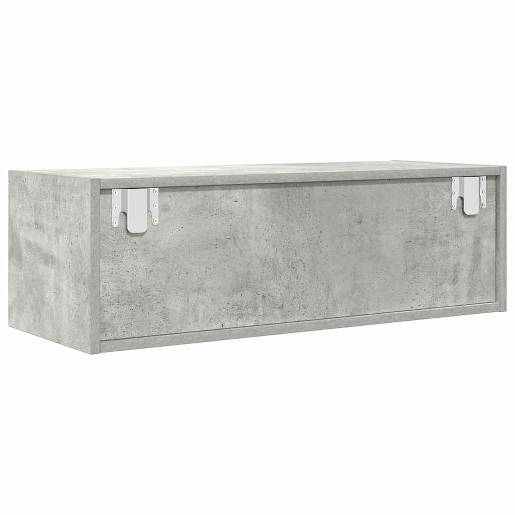 TV Cabinets 2 pcs Concrete Grey 80x31x25,5 cm Engineered Wood