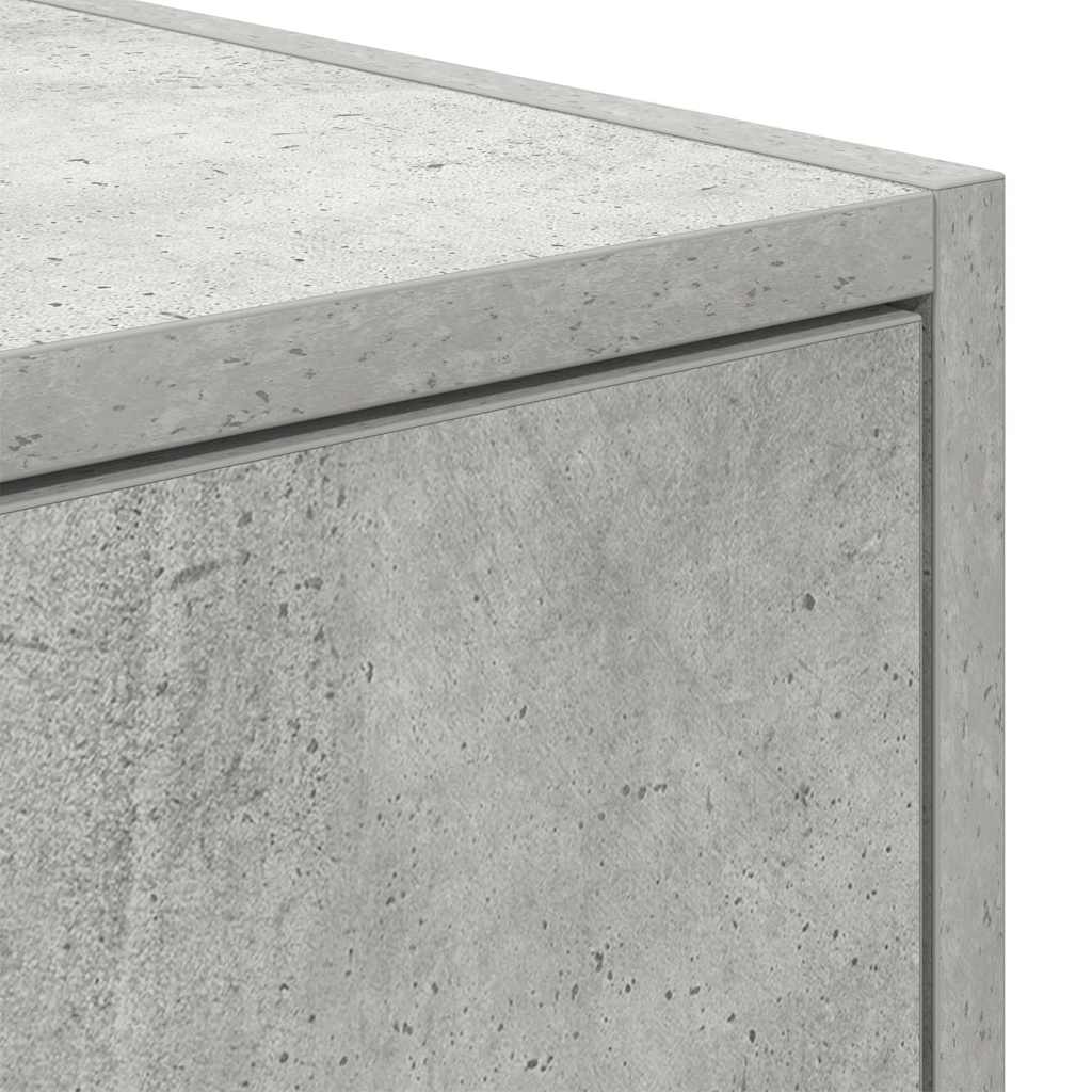 TV Cabinets 2 pcs Concrete Grey 80x31x25,5 cm Engineered Wood