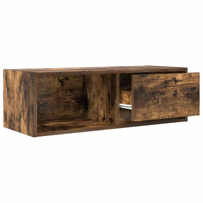 TV Cabinets 2 pcs Smoked Oak 80x31x25,5 cm Engineered Wood