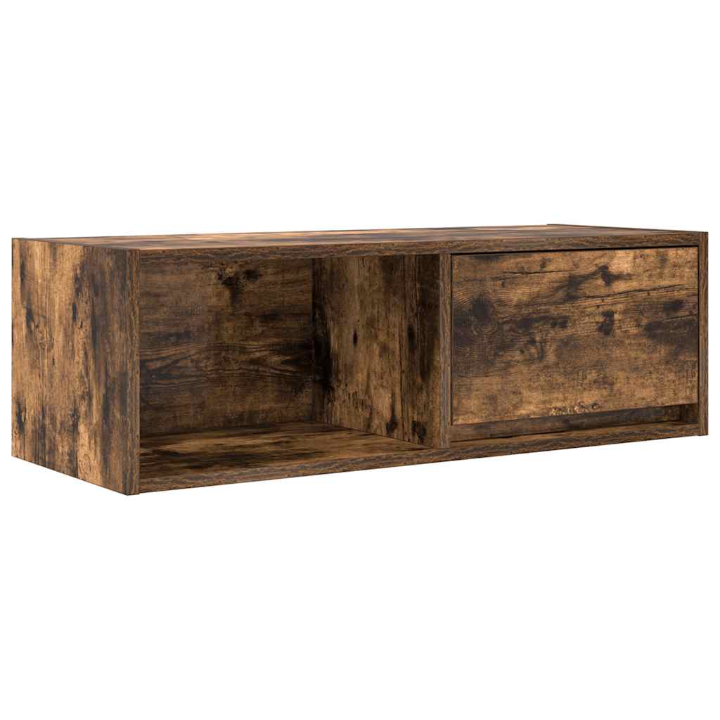 TV Cabinets 2 pcs Smoked Oak 80x31x25,5 cm Engineered Wood