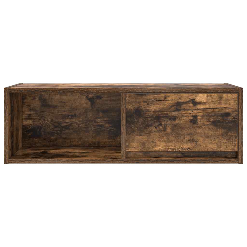 TV Cabinets 2 pcs Smoked Oak 80x31x25,5 cm Engineered Wood