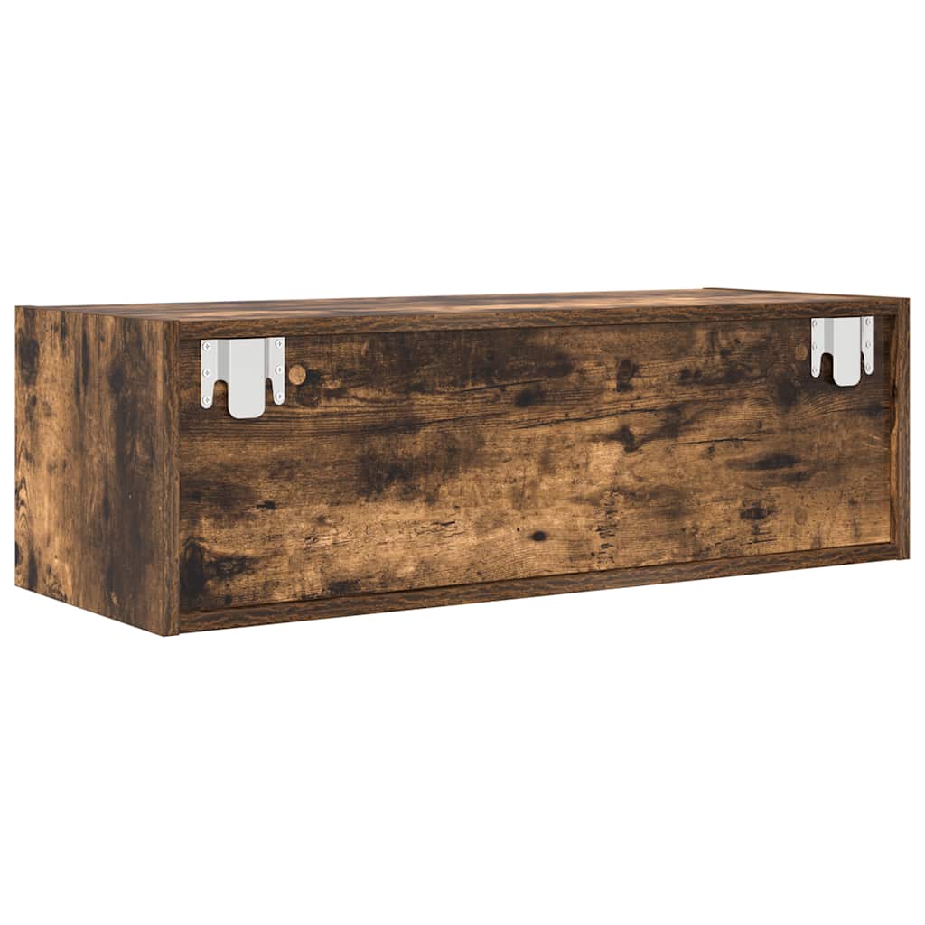 TV Cabinets 2 pcs Smoked Oak 80x31x25,5 cm Engineered Wood