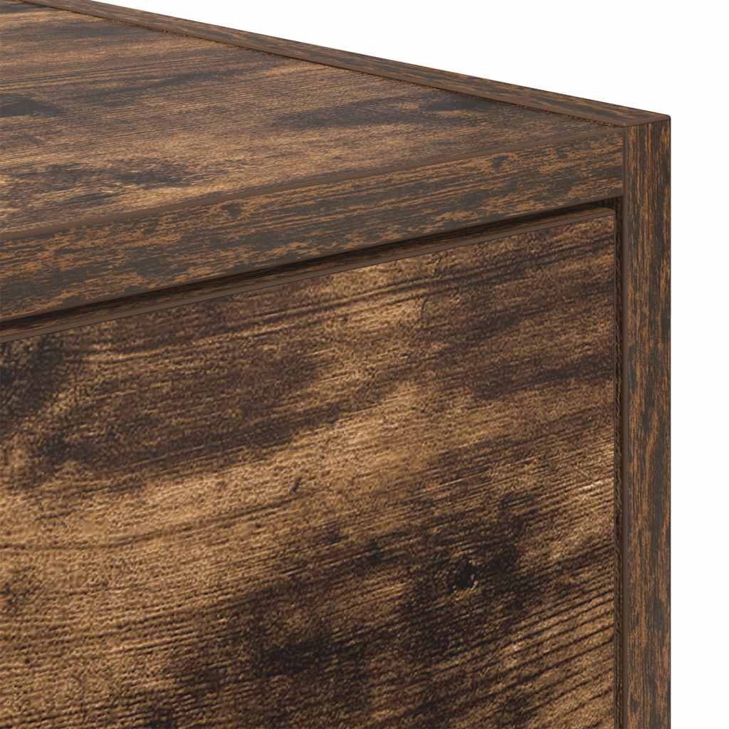 TV Cabinets 2 pcs Smoked Oak 80x31x25,5 cm Engineered Wood