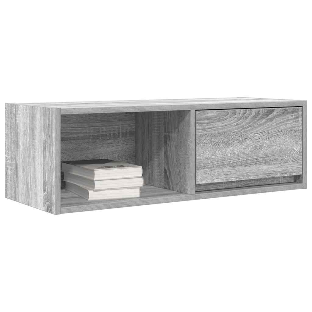 TV Cabinets 2 pcs Grey Sonoma 80x31x25,5 cm Engineered Wood