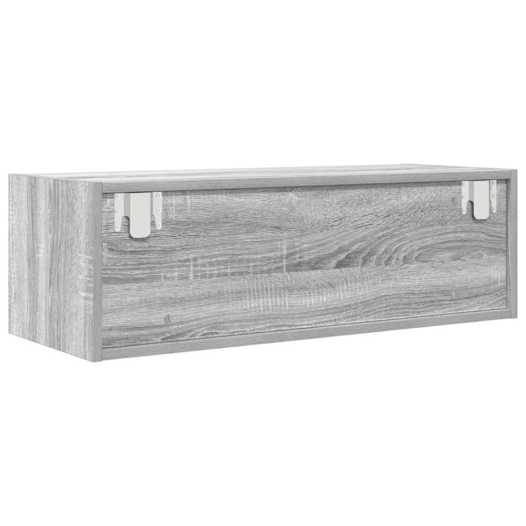 TV Cabinets 2 pcs Grey Sonoma 80x31x25,5 cm Engineered Wood