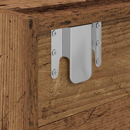 TV Cabinets 2 pcs Old Wood 80x31x25,5 cm Engineered Wood