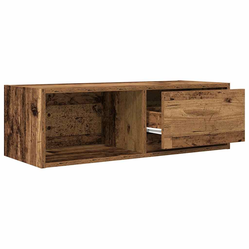 TV Cabinets 2 pcs Old Wood 80x31x25,5 cm Engineered Wood