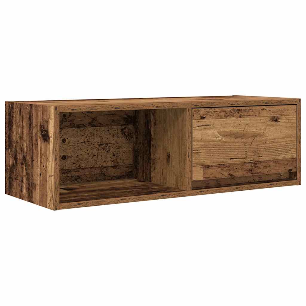 TV Cabinets 2 pcs Old Wood 80x31x25,5 cm Engineered Wood