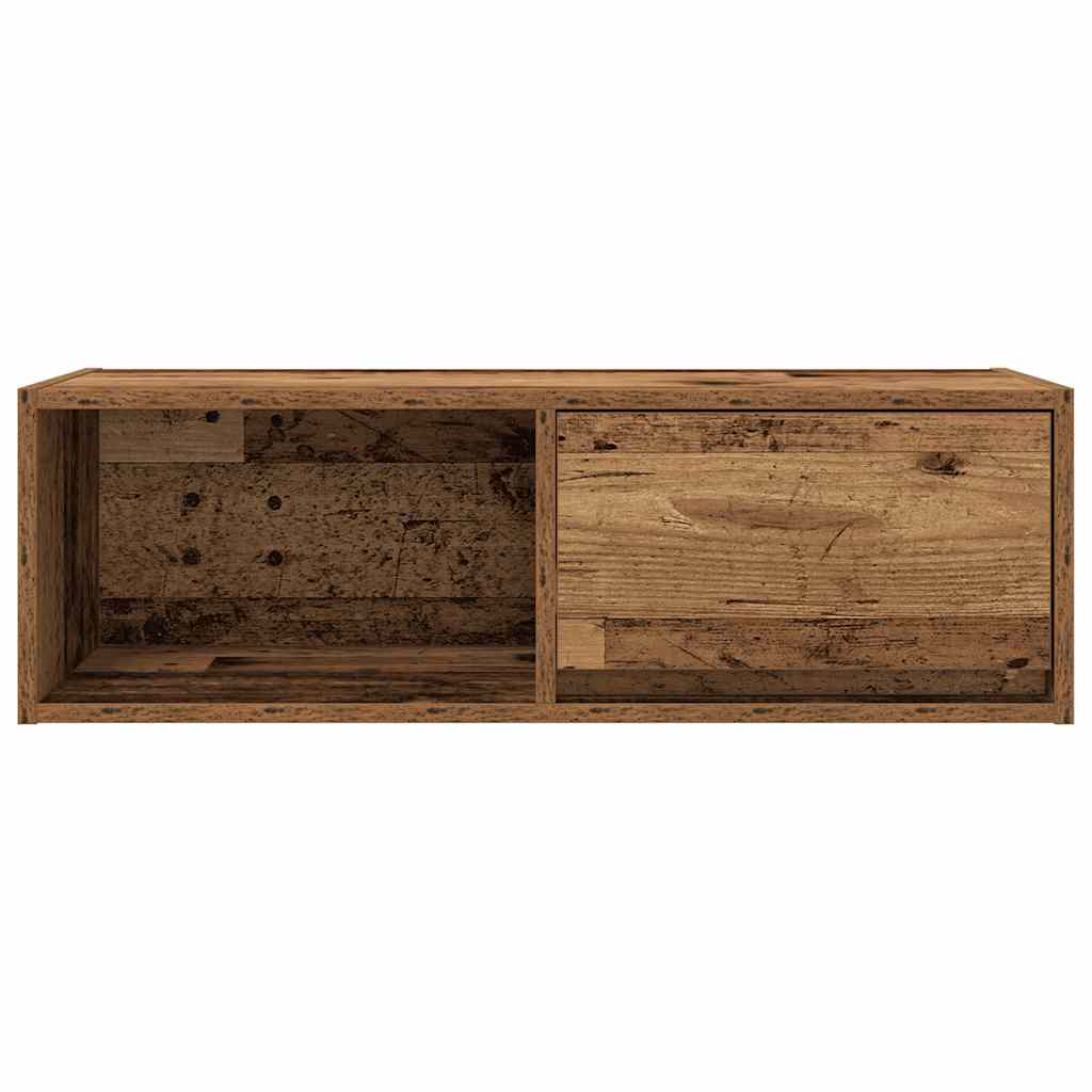 TV Cabinets 2 pcs Old Wood 80x31x25,5 cm Engineered Wood