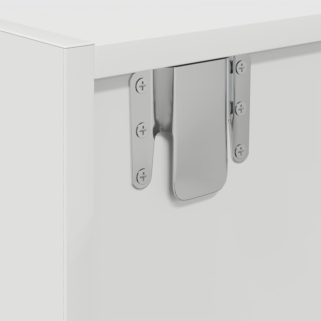 TV Cabinets 2 pcs White 100x31x25,5 cm Engineered Wood