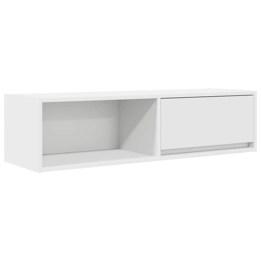 TV Cabinets 2 pcs White 100x31x25,5 cm Engineered Wood