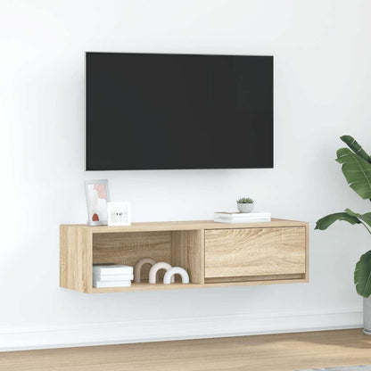 TV Cabinet Sonoma Oak 100x31x25,5 cm Engineered Wood