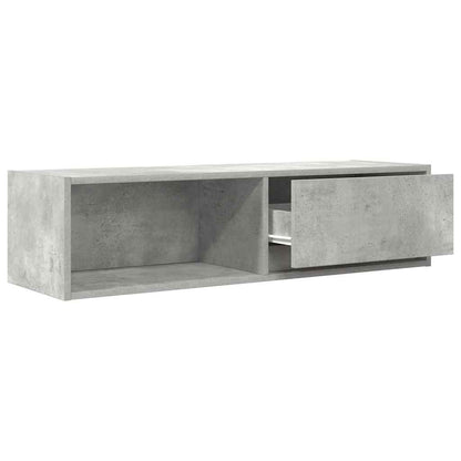 TV Cabinets 2 pcs Concrete Grey 100x31x25,5 cm Engineered Wood