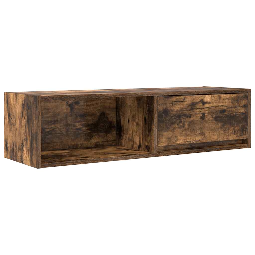 TV Cabinets 2 pcs Smoked Oak 100x31x25,5 cm Engineered Wood