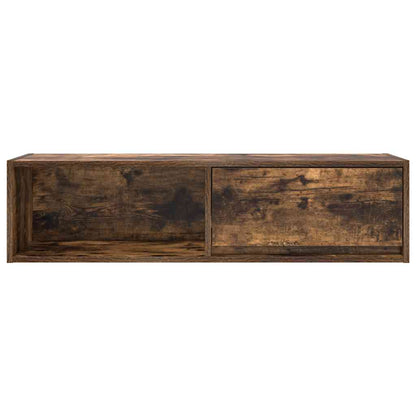 TV Cabinets 2 pcs Smoked Oak 100x31x25,5 cm Engineered Wood