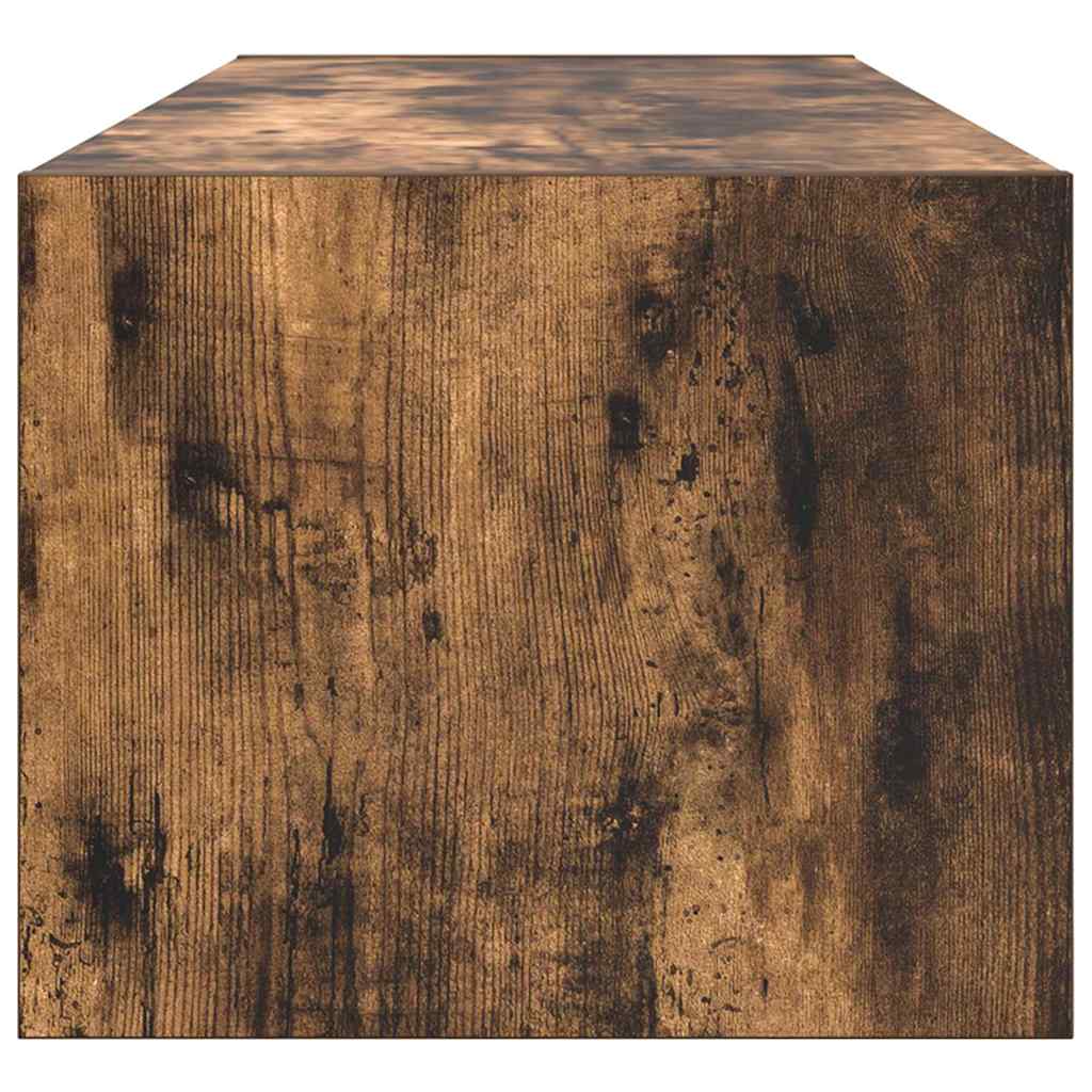 TV Cabinets 2 pcs Smoked Oak 100x31x25,5 cm Engineered Wood