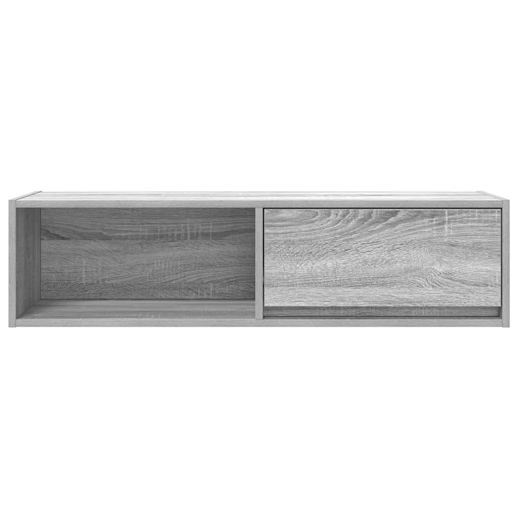 TV Cabinet Grey Sonoma 100x31x25.5 cm Engineered Wood