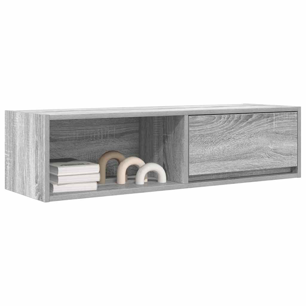 TV Cabinets 2 pcs Grey Sonoma 100x31x25,5 cm Engineered Wood