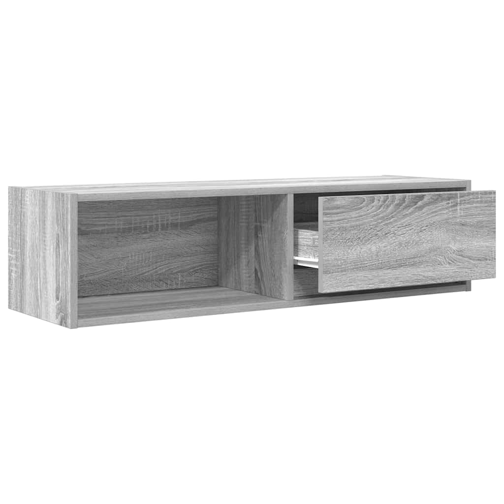TV Cabinets 2 pcs Grey Sonoma 100x31x25,5 cm Engineered Wood