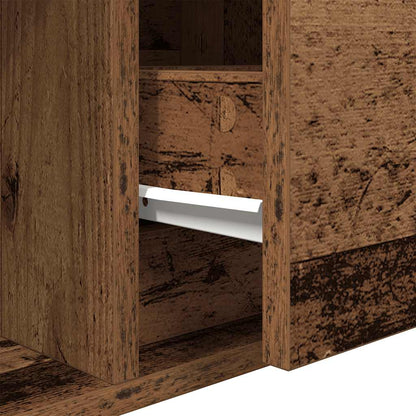 TV Cabinets 2 pcs Old Wood 100x31x25,5 cm Engineered Wood