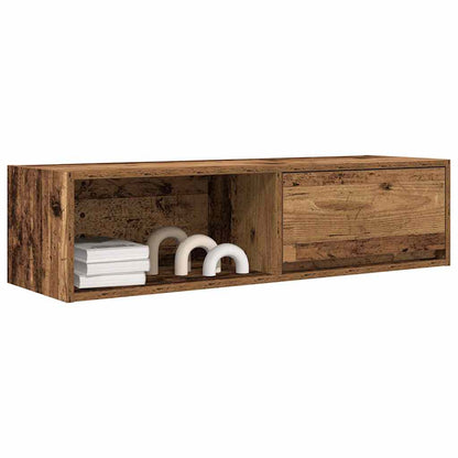 TV Cabinets 2 pcs Old Wood 100x31x25,5 cm Engineered Wood