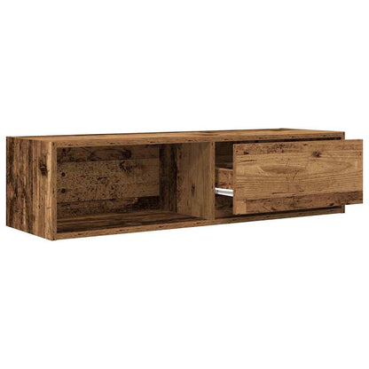 TV Cabinets 2 pcs Old Wood 100x31x25,5 cm Engineered Wood