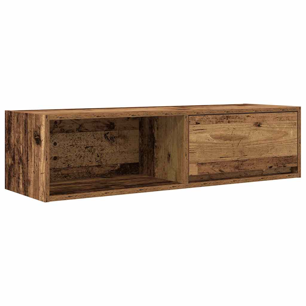 TV Cabinets 2 pcs Old Wood 100x31x25,5 cm Engineered Wood
