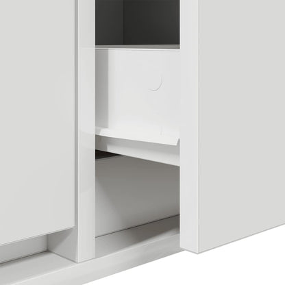 TV Cabinets 2 pcs White 60x31x25.5 cm Engineered Wood