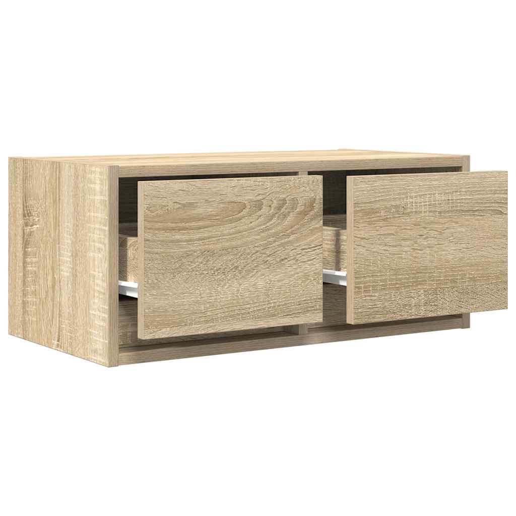 TV Cabinets 2 pcs Sonoma Oak 60x31x25.5 cm Engineered Wood