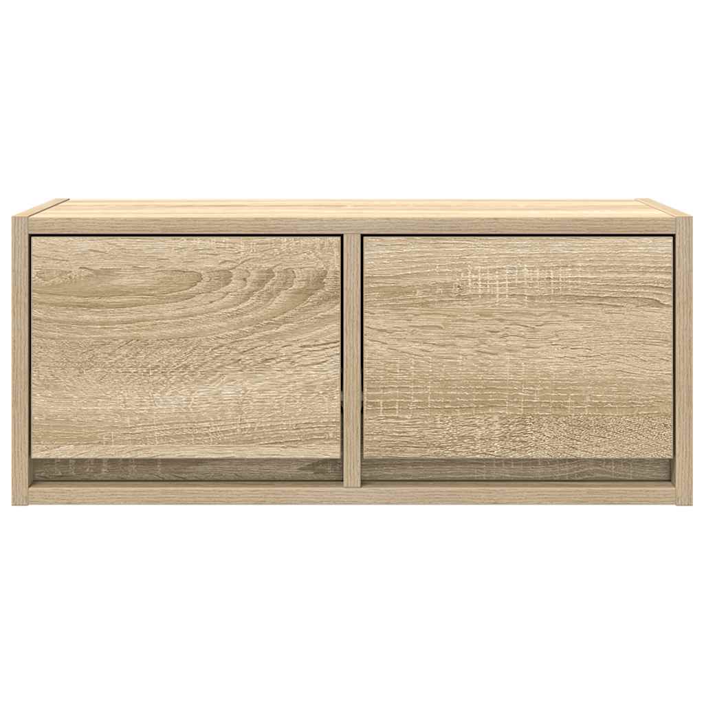 TV Cabinets 2 pcs Sonoma Oak 60x31x25.5 cm Engineered Wood