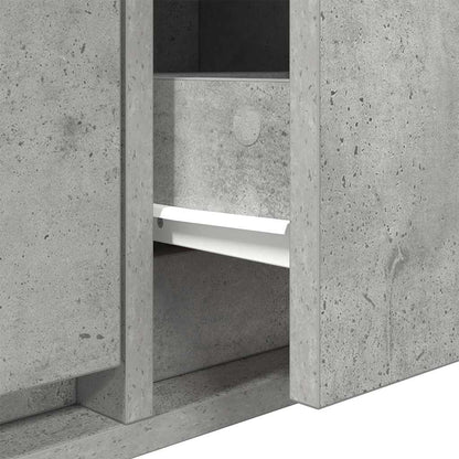 TV Cabinet Concrete Grey 60x31x25.5 cm Engineered Wood