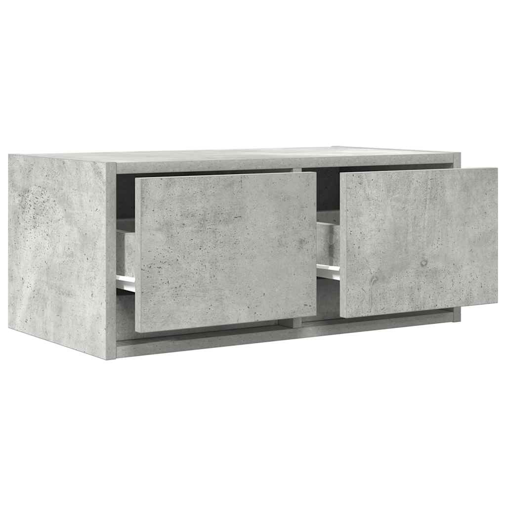 TV Cabinets 2 pcs Concrete Grey 60x31x25.5 cm Engineered Wood