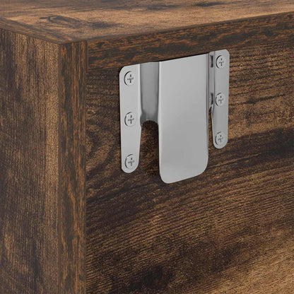 TV Cabinets 2 pcs Smoked Oak 60x31x25.5 cm Engineered Wood