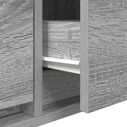 TV Cabinet Grey Sonoma 60x31x25.5 cm Engineered Wood