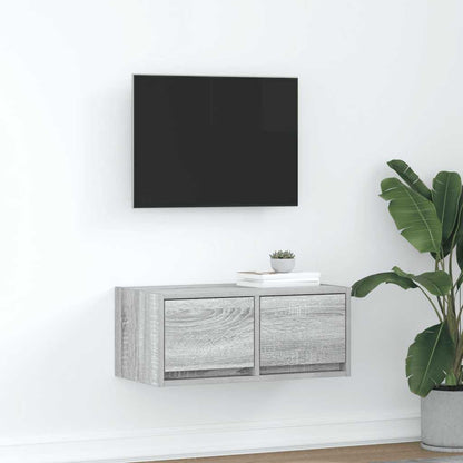 TV Cabinet Grey Sonoma 60x31x25.5 cm Engineered Wood