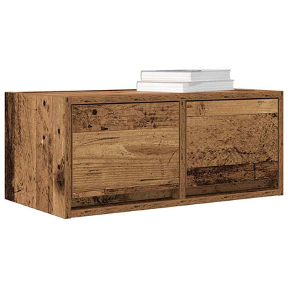 TV Cabinets 2 pcs Old Wood 60x31x25,5 cm Engineered Wood