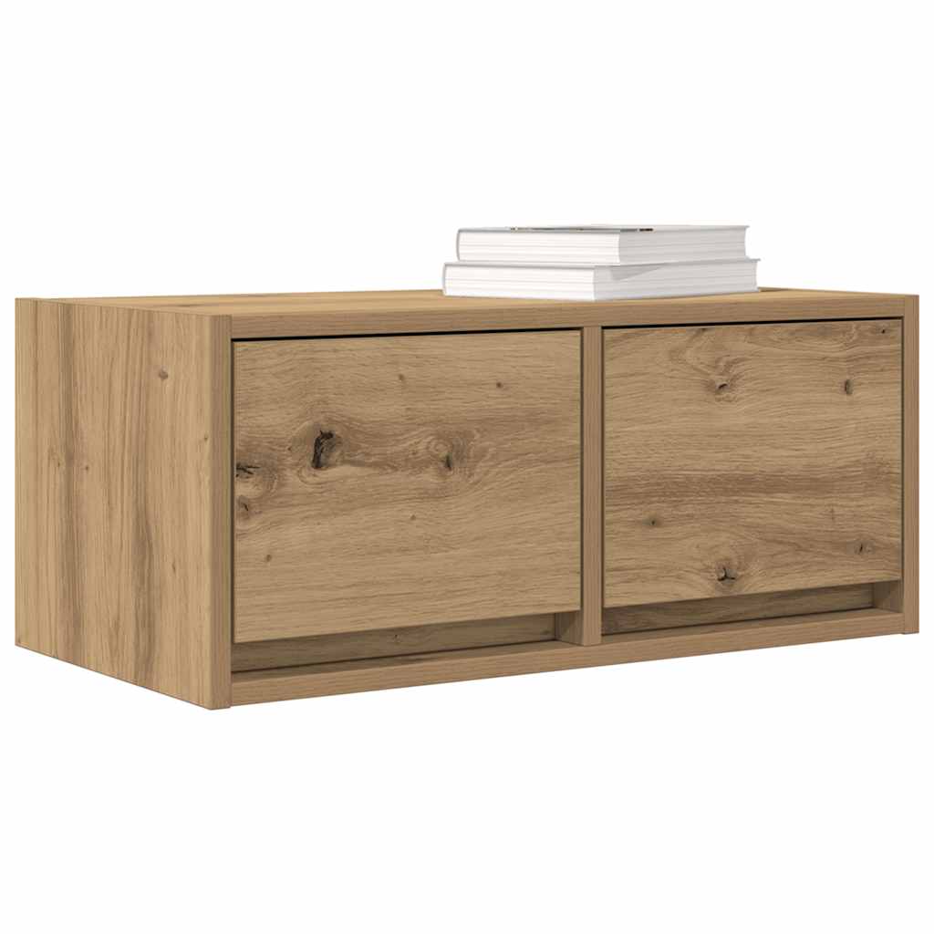 TV Cabinets 2 pcs Artisan Oak 60x31x25,5 cm Engineered Wood