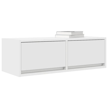 TV Cabinets 2 pcs White 80x31x25,5 cm Engineered Wood