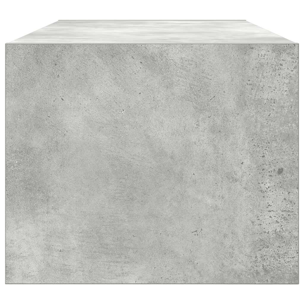 TV Cabinet Concrete Grey 80x31x25.5 cm Engineered Wood