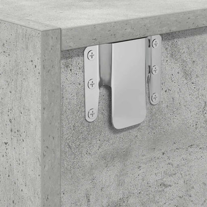 TV Cabinets 2 pcs Concrete Grey 80x31x25.5 cm Engineered Wood